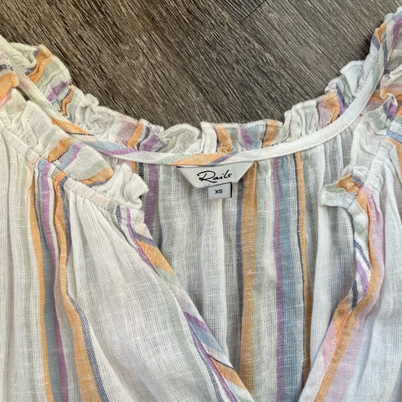 Rails Womens Amellia Dress Merida Stripe EUC Sz XS - Picture 6 of 14